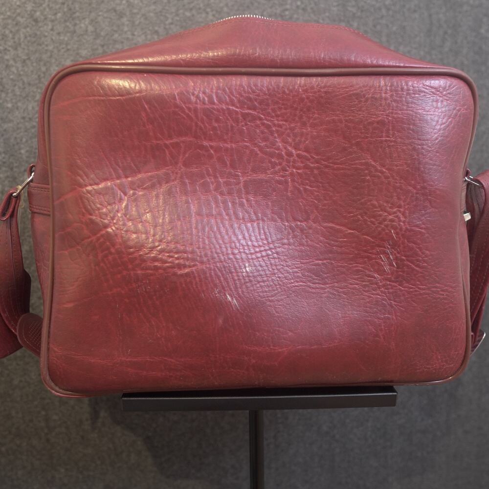 Vintage New Vista Travel Bag Luggage Carry On Shoulder Bag Buregundy 15" GUC - Picture 11 of 16